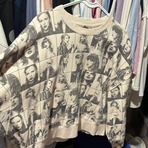 Taylor’s swift eras tour cropped crewneck